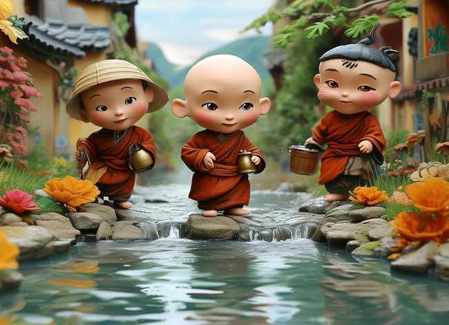 儿童故事三个和尚完整版；幼儿故事三个和尚