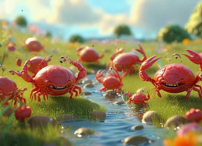 儿童故事螃蟹的故事；螃蟹的幼儿故事