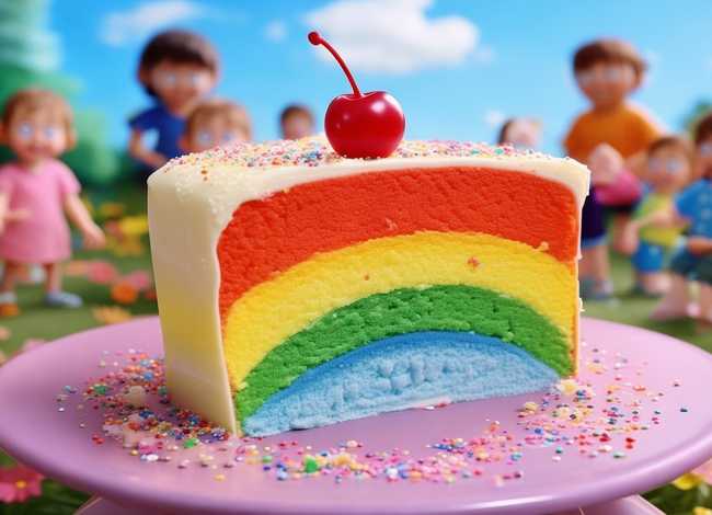 儿童故事彩虹蛋糕的味道 彩虹蛋糕幼儿故事