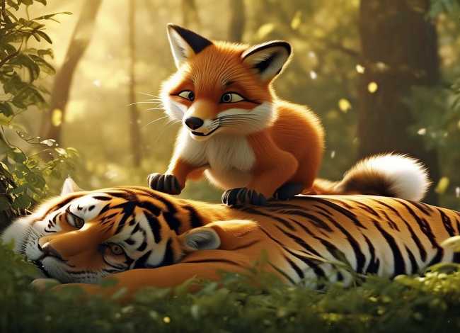 儿童故事狐假虎威（狐假虎威幼儿故事内容）