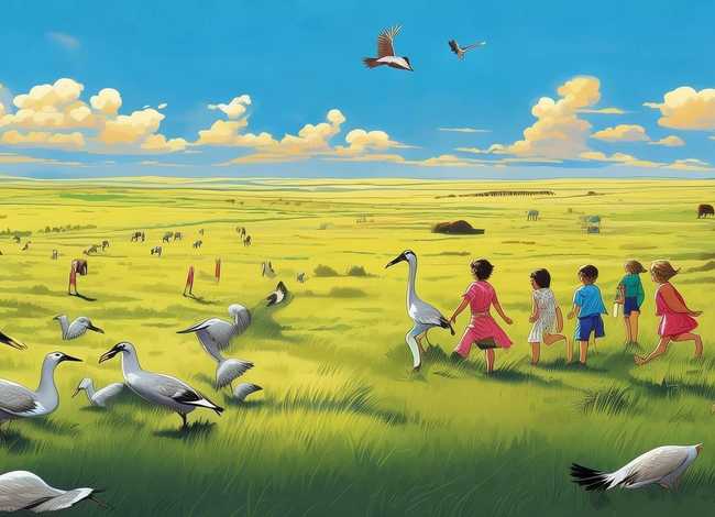 大草原童谣 大草原童谣的图画