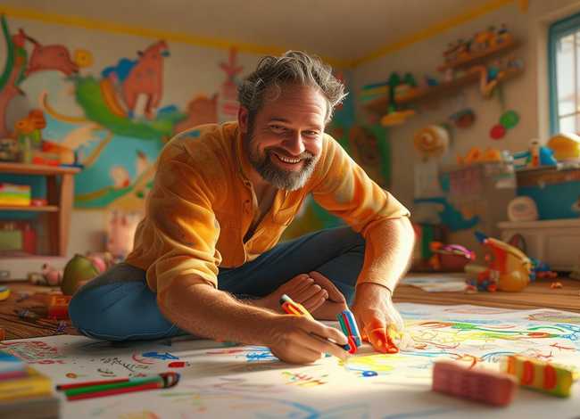 我爸爸绘本画风；我爸爸绘本画风怎么画