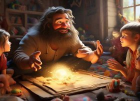 曹震讲儿童故事；曹灿讲的少儿故事