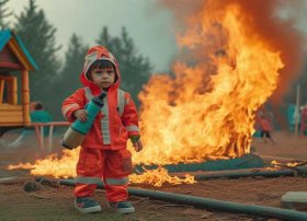 灭火的儿童图片（灭火的儿童图片大全）