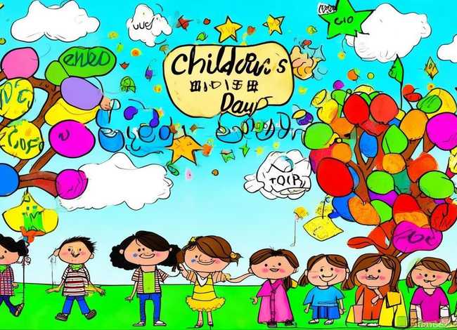 六一儿童手抄报英语版三年级 - 手抄报英语六一儿童节 三年级