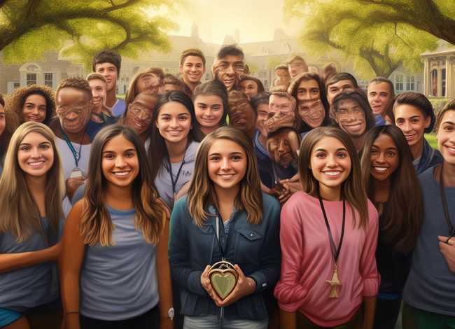 感恩校园故事绘画作品 感恩校园故事绘画作品图片