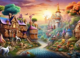 童话故事绘画作品大全、童话故事绘画作品图片