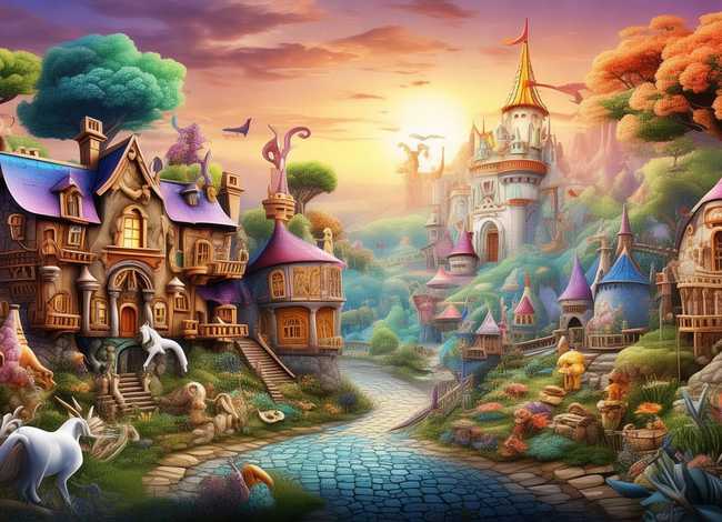 童话故事绘画作品大全、童话故事绘画作品图片