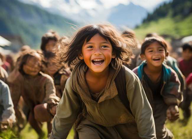 山区儿童文章；山区儿童文案