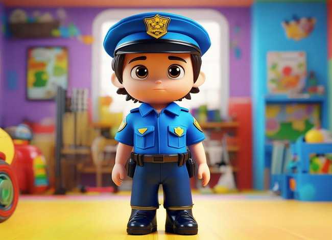 关于儿童小警察的图片 关于儿童小警察的图片大全