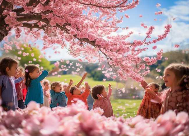 桃花的儿童诗（关于桃花的儿歌童谣）