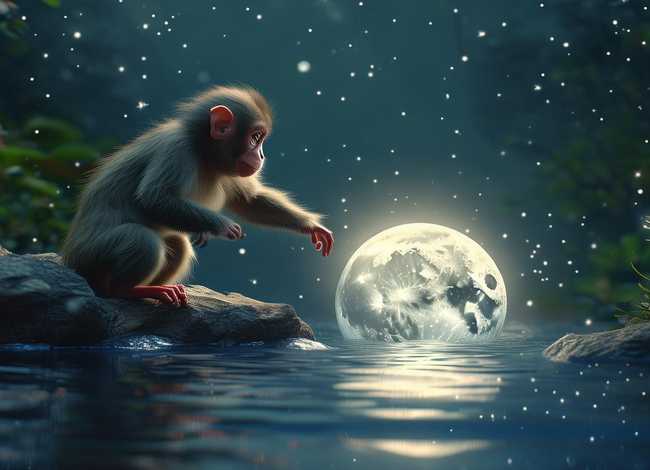 故事,猴子捞月亮 阿布故事猴子捞月亮 故事,猴子捞月亮 阿布故事猴子捞月亮