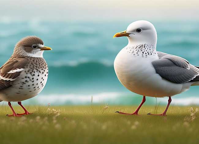 儿童故事麻雀与海鸥 小麻雀与海鸥寓言故事