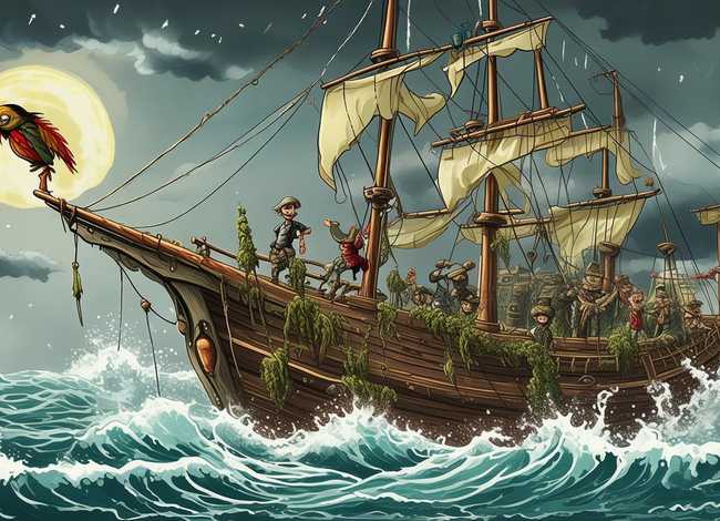 海盗故事儿童有声 - 播放海盗的故事