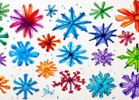 儿童雪花图片作品 - 儿童雪花图片作品大全