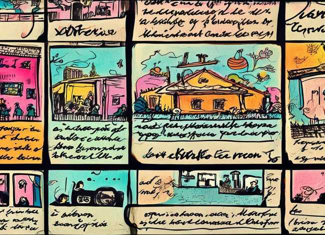 连环画6张故事简笔画加文字 - 连环画6张故事简笔画加文字图片