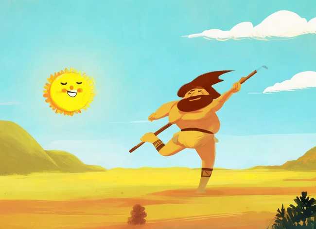 夸父追日的故事儿童版、夸父追日的故事原版