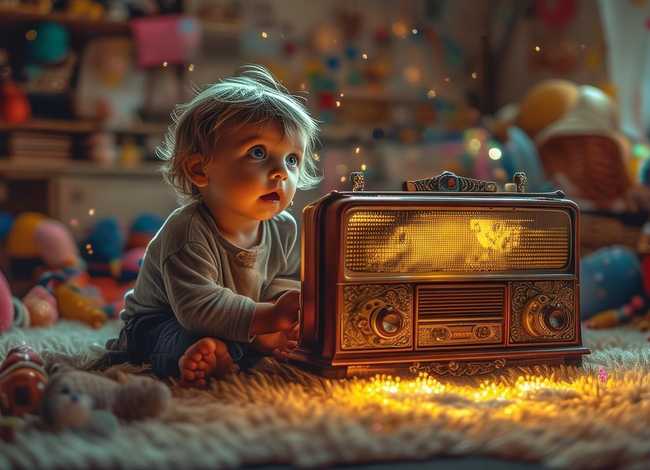 儿童收音机听故事，收音机的幼儿故事