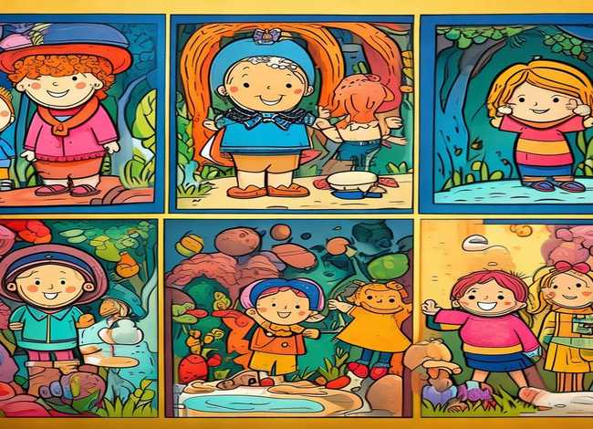 儿童连环画6张简单、儿童连环画6张简单又漂亮