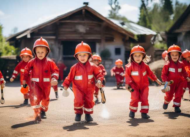 儿童故事救火、幼儿园救火的故事