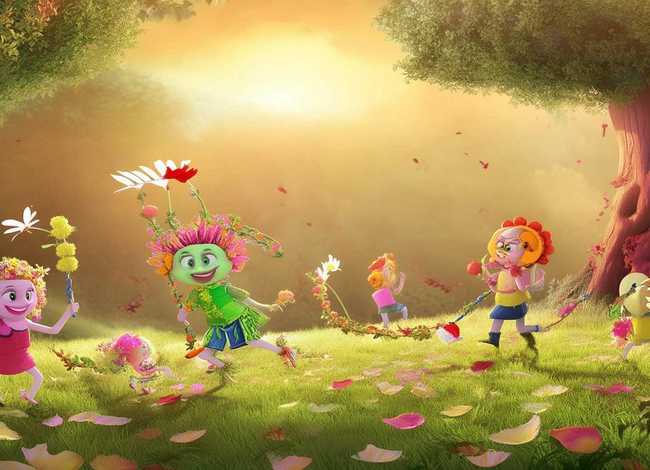 儿童故事《花孩子》 - 花孩子的时间表 故事