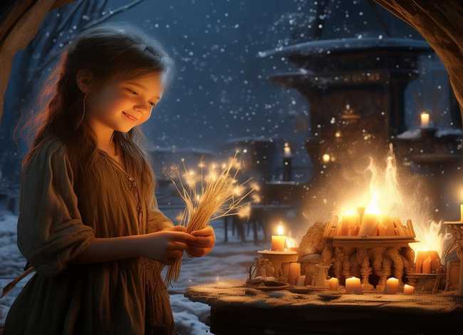 续写童话故事 - 续写童话卖火柴的小女孩