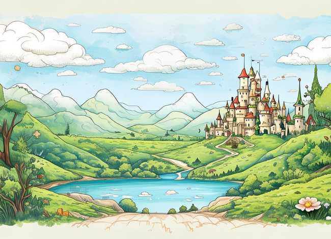 王国简笔画简单又漂亮 王国简笔画简单又漂亮图片