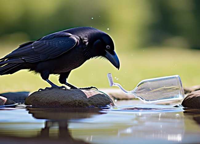乌鸦喝水儿童故事完整版文字版 乌鸦喝水故事简洁版