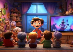 讲儿童故事模板；儿童故事模板视频