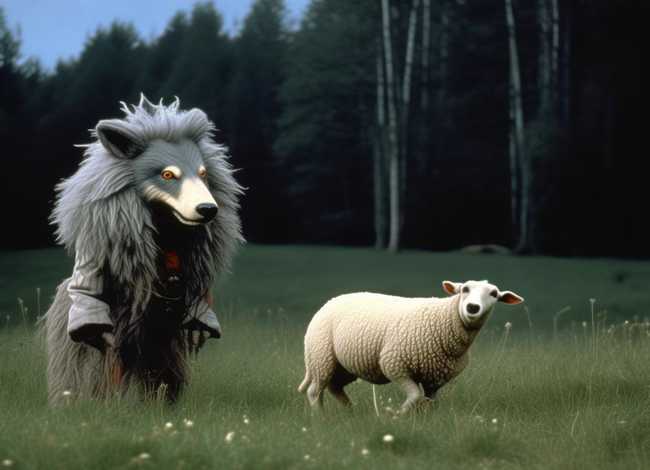 大灰狼吃小羊的故事，大灰狼吃小羊的故事免费