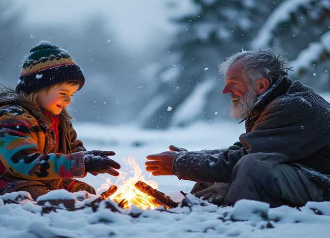 雪中送炭儿童经典故事、雪中送炭的故事和寓意