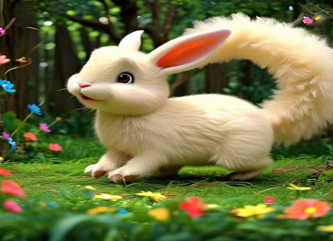 幼儿故事兔子 - 幼儿故事兔子的尾巴