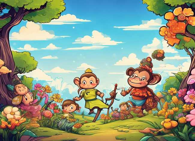 儿童插画西游记 西游记儿童插画版