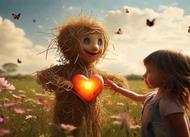 读心的稻草人儿童故事(稻草人的心绘本故事) 读心的稻草人儿童故事(稻草人的心绘本故事)