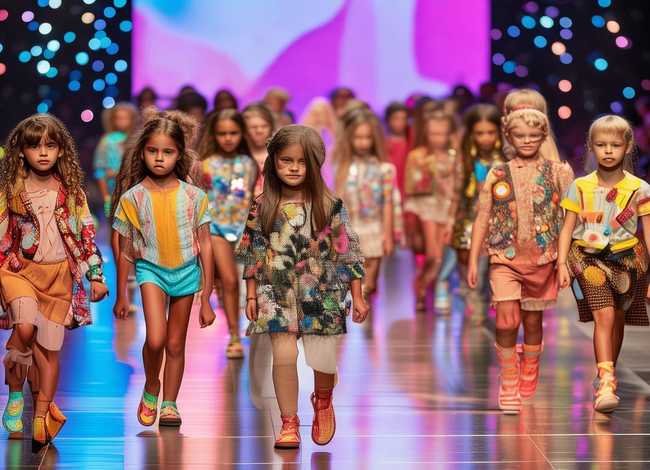 少儿时装秀表演，少儿时装秀表演形容词
