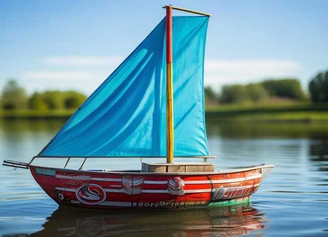 儿童易拉罐做的帆船 儿童易拉罐做的帆船图片