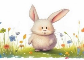 儿童画小兔子图片 儿童画小兔子图片简单