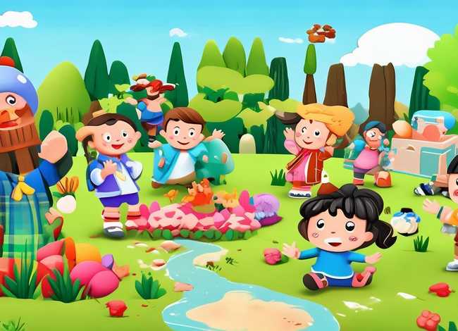 成语故事类儿童画；成语故事幼儿简笔画