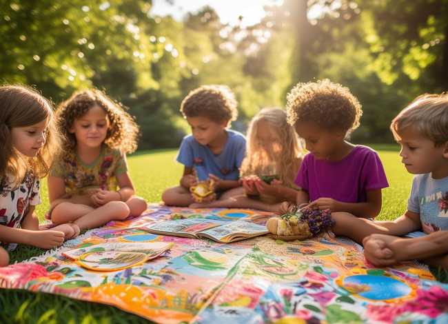 野餐故事绘本、野餐的绘本故事