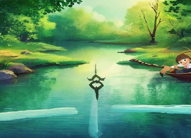 刻舟求剑儿童故事带拼音 - 刻舟求剑故事带拼音阅读