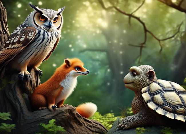 寓言故事绘画八张图；寓言故事绘画八张图怎么画