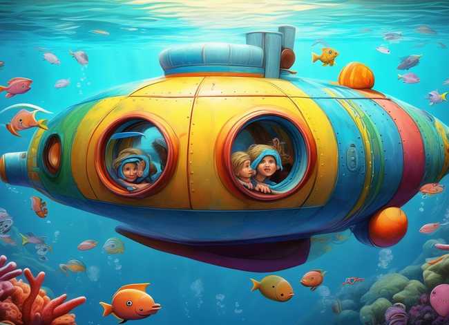 4-6岁儿童潜水艇故事，潜水艇少儿故事