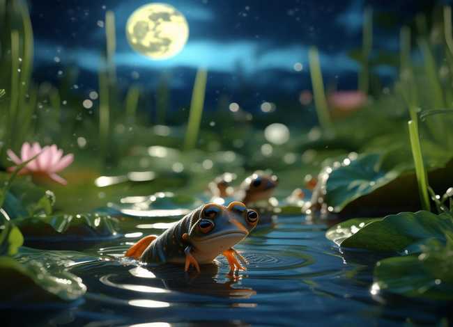 小蝌蚪找妈妈儿童故事睡前故事 - 睡前故事,小蝌蚪找妈妈