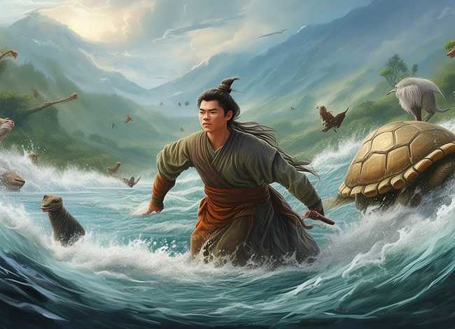 大禹治水的故事儿童课外阅读（大禹治水的故事阅读理解）