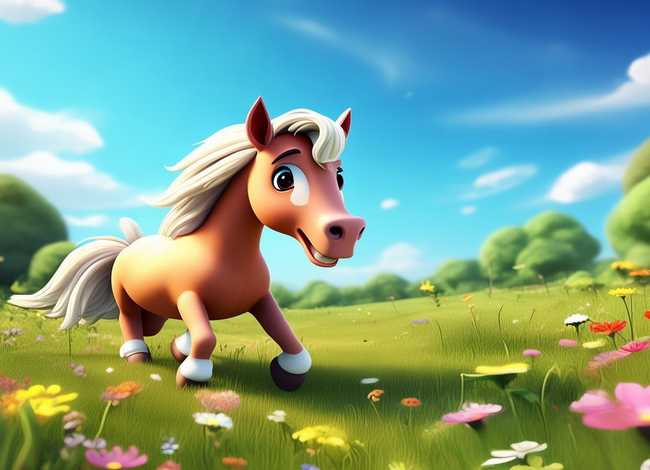 马的故事动画片儿童版 关于马的儿童动画片