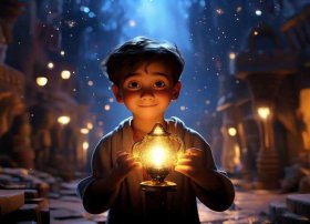 阿拉丁神灯儿童故事；少儿故事阿拉丁神灯