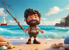 渔夫的故事儿童 - 渔夫的故事动画片