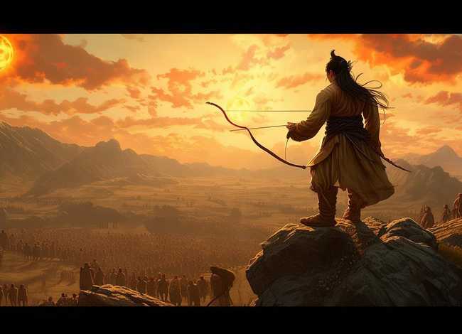 后羿射日后续故事、后羿射日后续故事1000