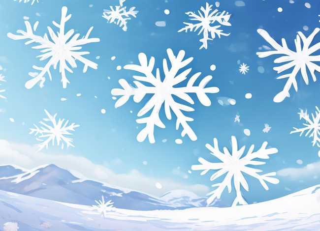 儿童雪花简笔画；儿童雪花简笔画怎么画