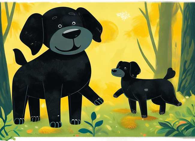 儿童故事大黑和大黄，幼儿故事大黑和小黑